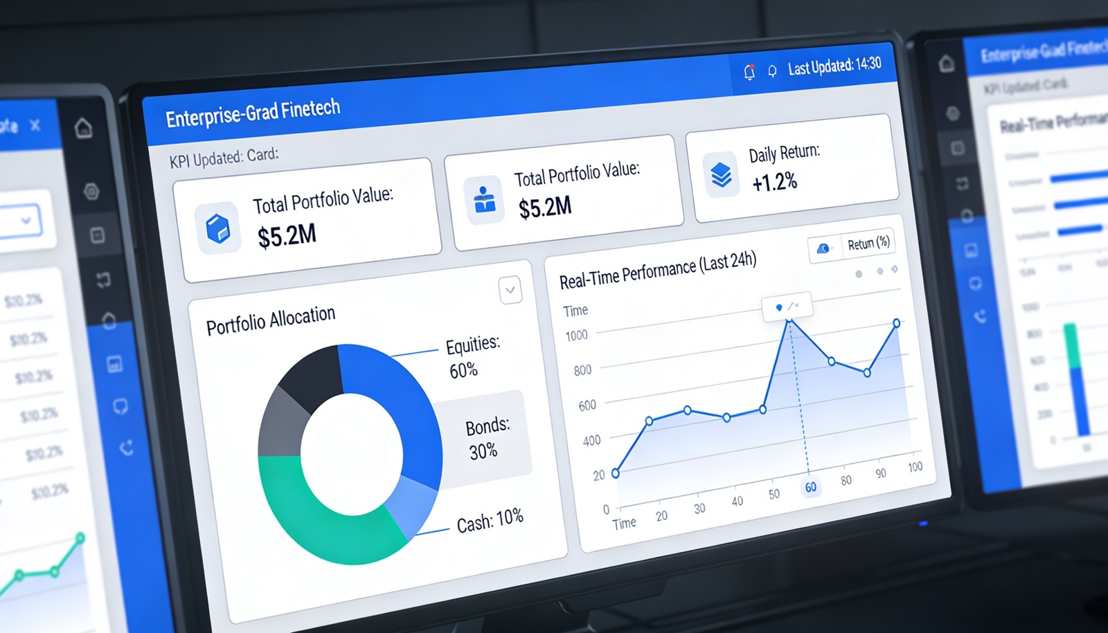 asset optimization data on a screen