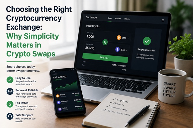 Choosing the Right Cryptocurrency Exchange: Why Simplicity Matters in Crypto Swaps