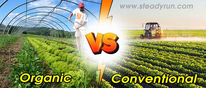 Difference between Conventional and Organic Farmers