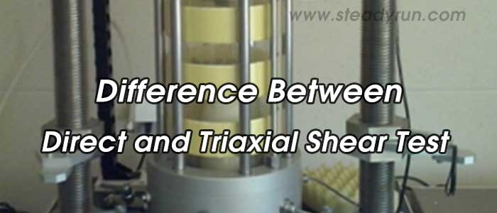 Difference between Direct and Triaxial Shear Test