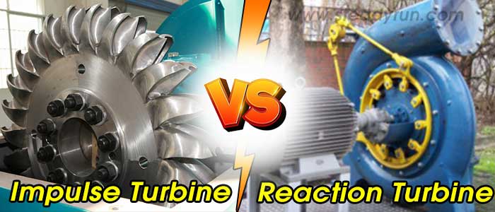Difference between Impulse and Reaction Turbine