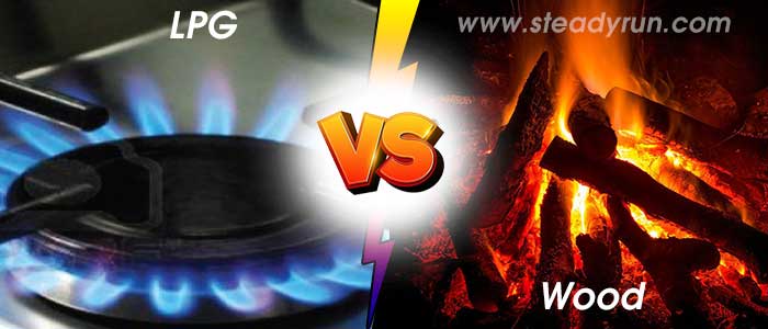 Difference between LPG and Wood as a Fuel