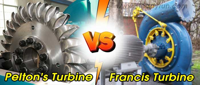 Difference Between Pelton's and Francis Turbine