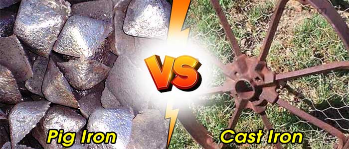 Difference between Pig iron and Cast iron
