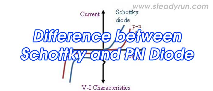 Difference between Schottky and PN Diode