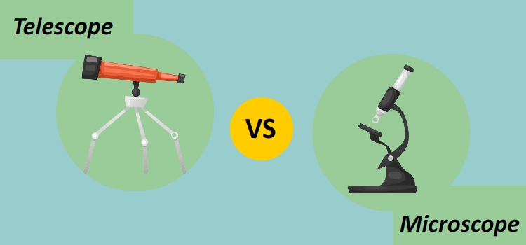 Difference between Telescope and Microscope