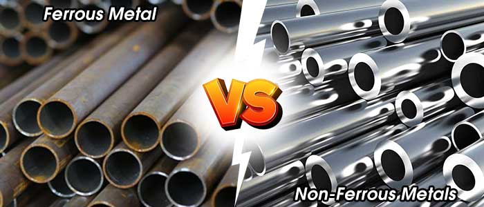 Difference between Ferrous and Non-Ferrous Metals