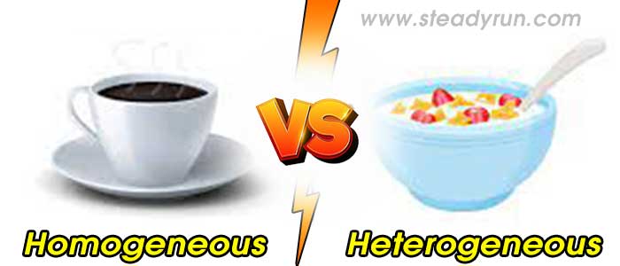 Differences between Homogeneous and Heterogeneous Mixture