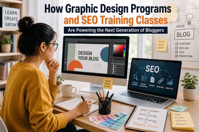 How Graphic Design Programs and SEO Training Classes Are Powering the Next Generation of Bloggers
