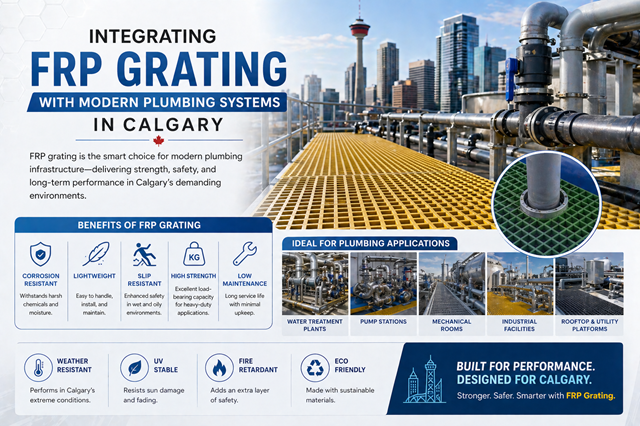 Integrating FRP Grating with Modern Plumbing Systems in Calgary: A Complete Guide