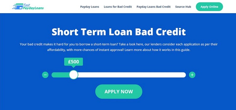 short term loans for bad credit