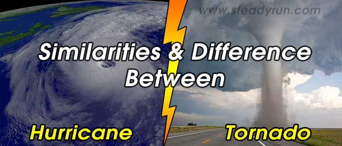 Similarities & Difference Between Hurricane and Tornado